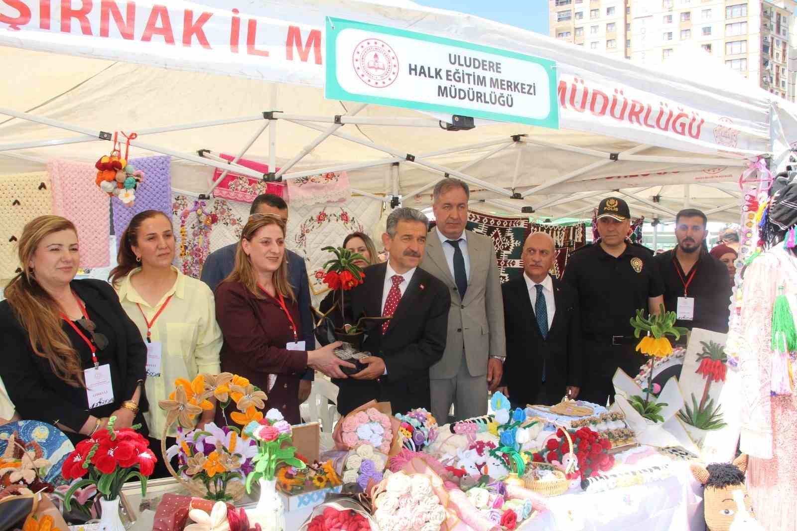Şırnak&rsquo;ta "Hayat Boyu &Ouml;ğrenme" sergisi a&ccedil;ıldı