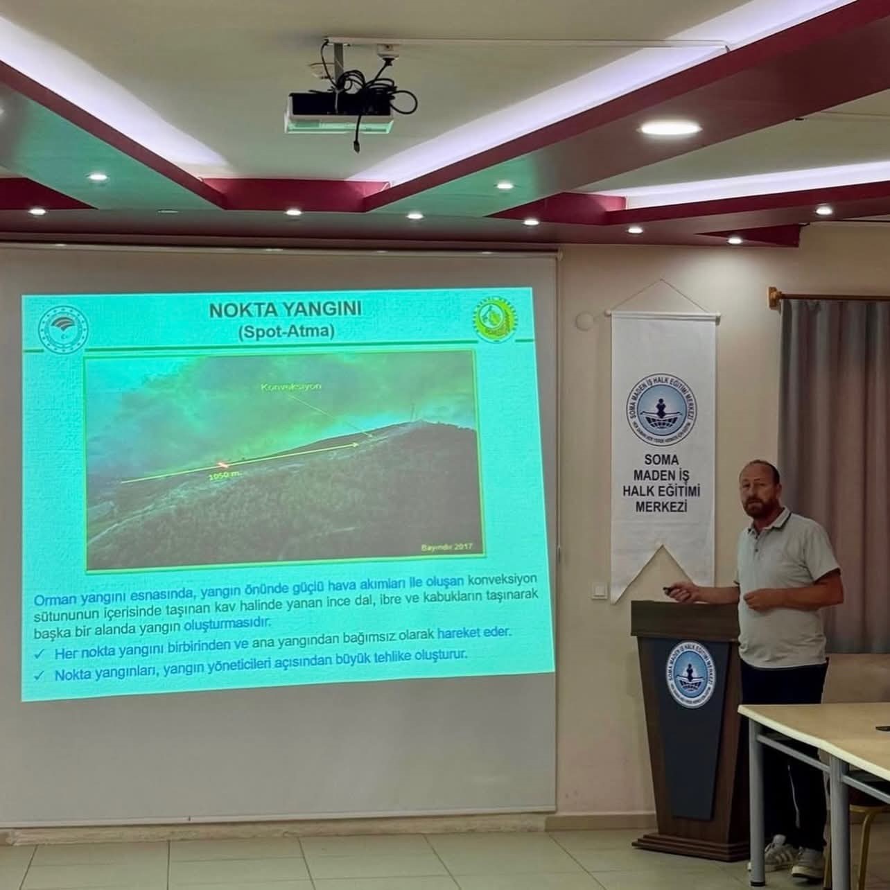 &Ouml;ğretmenlere orman yangınları konusunda hayati eğitim