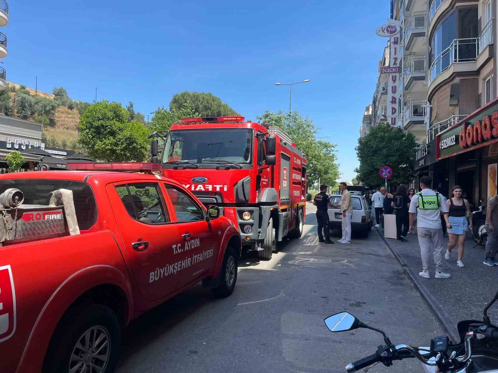 İtfaiyeden hızlı m&uuml;dahale