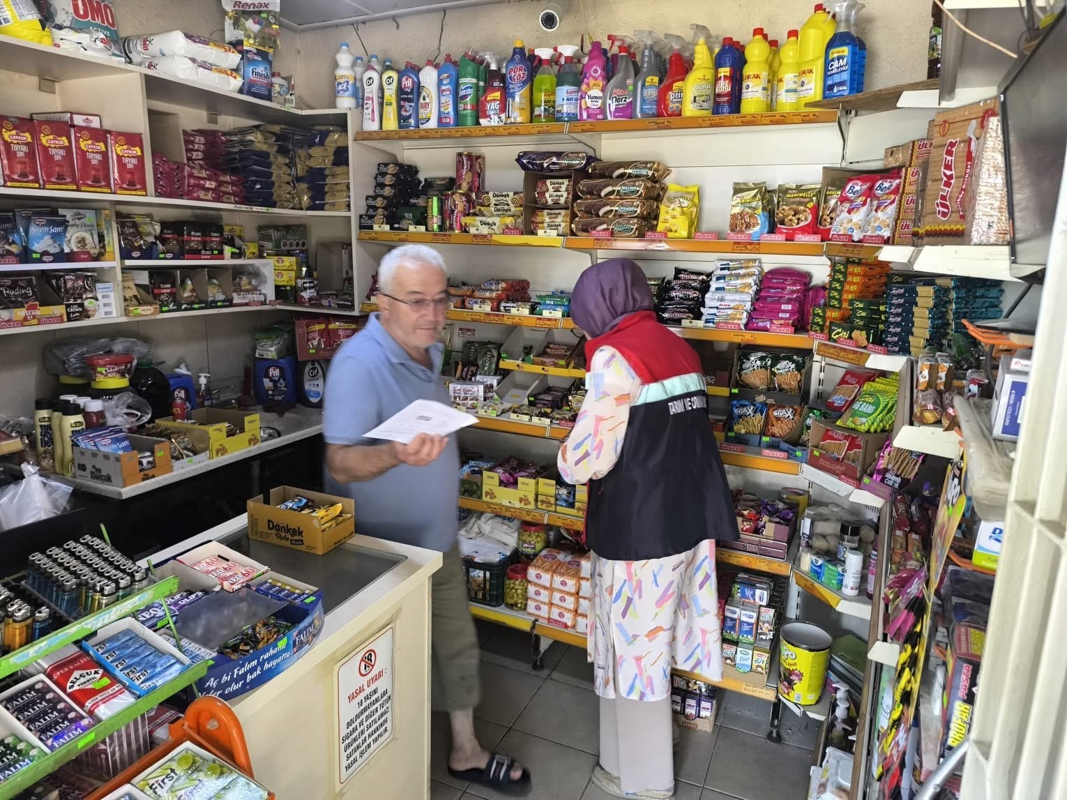 K&ouml;şk&rsquo;te &ccedil;ay ocakları ve marketlere gıda denetimi