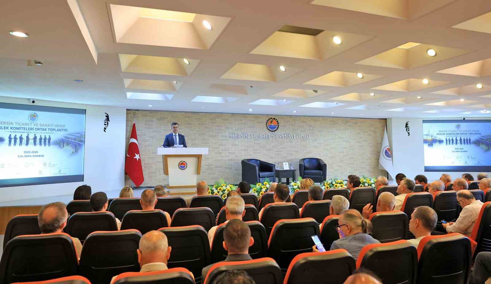 MTSO Başkanı &Ccedil;akır: "Mersin ekonomisinin d&ouml;n&uuml;ş&uuml;m g&uuml;c&uuml; meslek komitelerimizdir"
