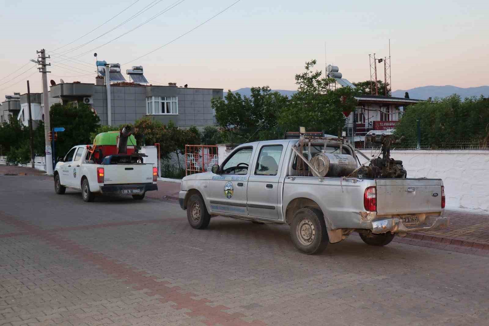 Bozdoğan&rsquo;da sivrisinekle m&uuml;cadele başladı