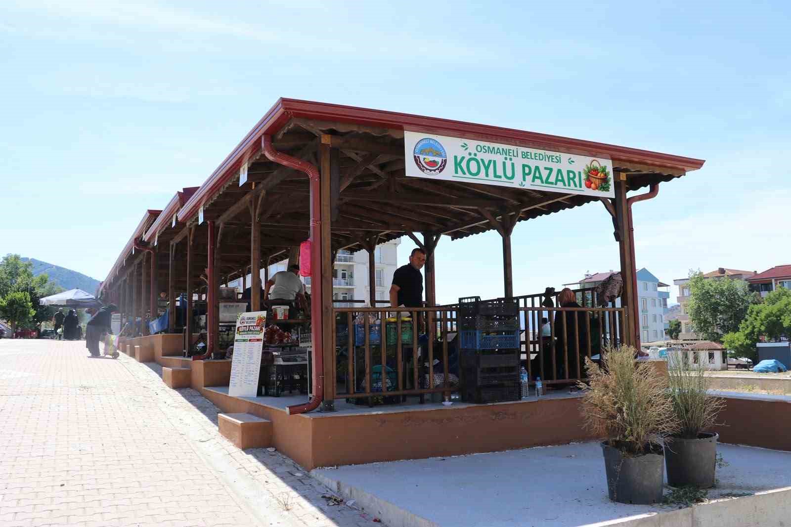 Bilecik&rsquo;te k&ouml;yl&uuml; pazarı hizmete a&ccedil;ıldı
