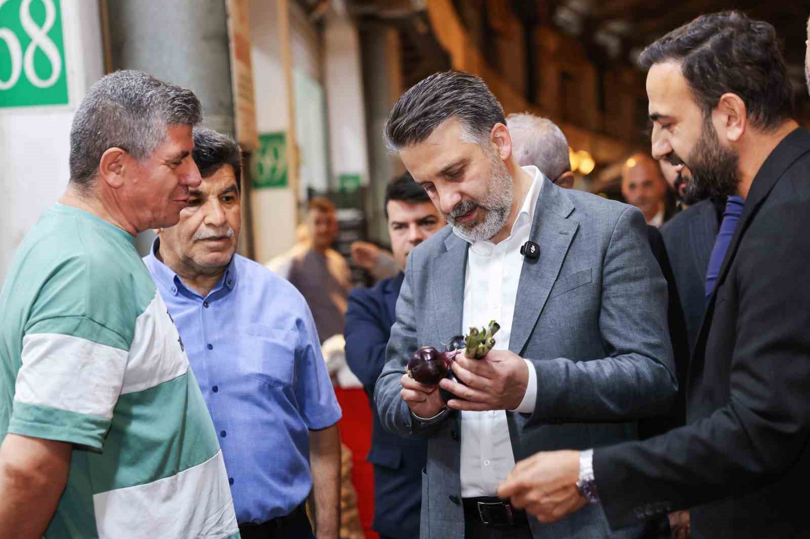 Başkan Vekili Biba&rsquo;dan Kent Hali&rsquo;ne yakın takip