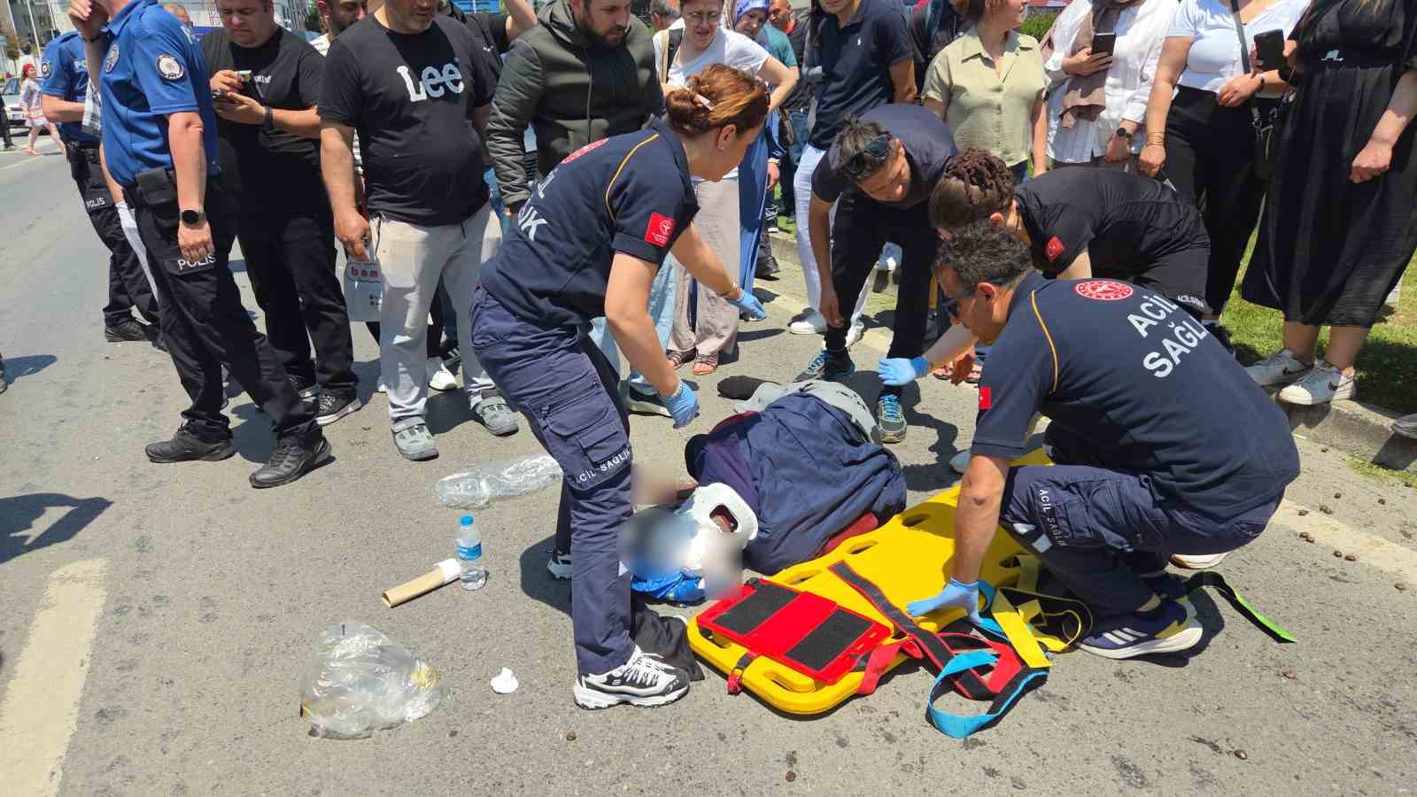 Otomobilin çarptığı yaşlı adam ağır yaralandı