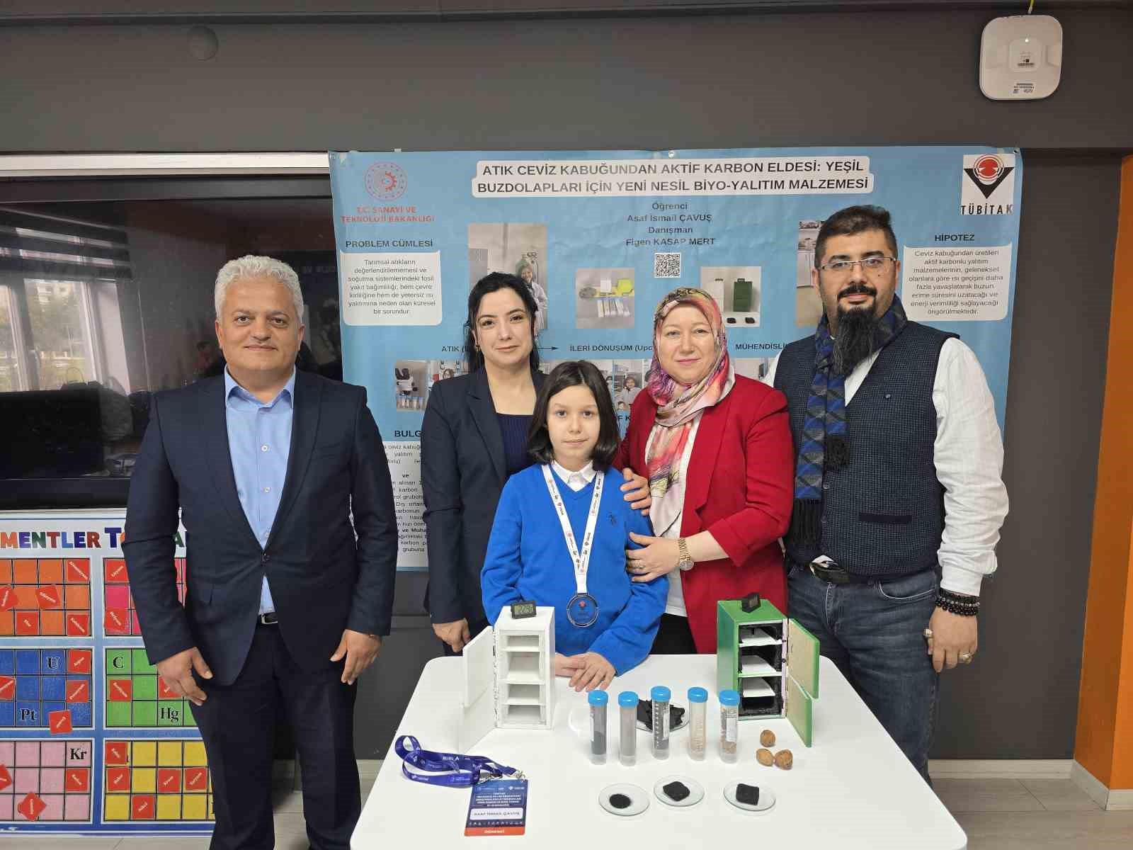 Ceviz kabuğundan doğa dostu yalıtım malzemesi tasarladı, Yozgat&rsquo;a d&ouml;rd&uuml;nc&uuml;l&uuml;k &ouml;d&uuml;l&uuml;n&uuml; getirdi