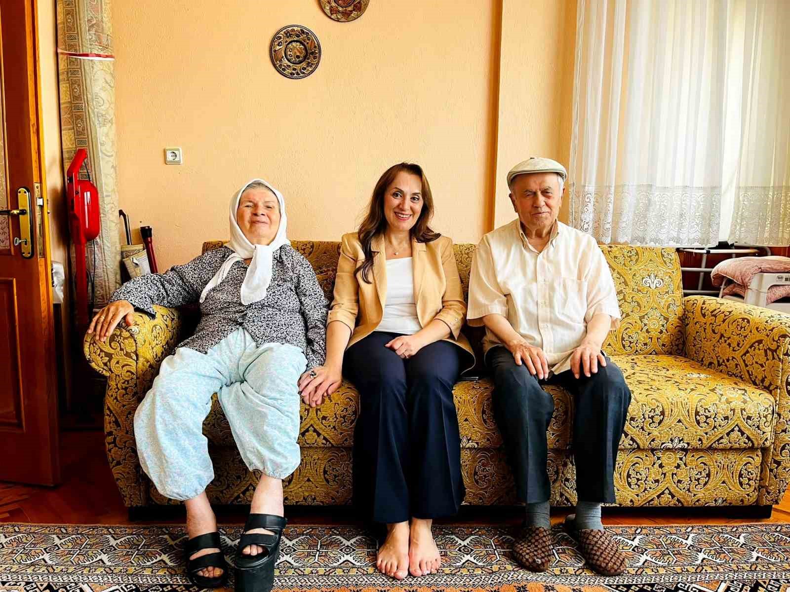 Denizli&rsquo;de evde sağlık hizmetinden faydalanan hastalar ziyaret edildi
