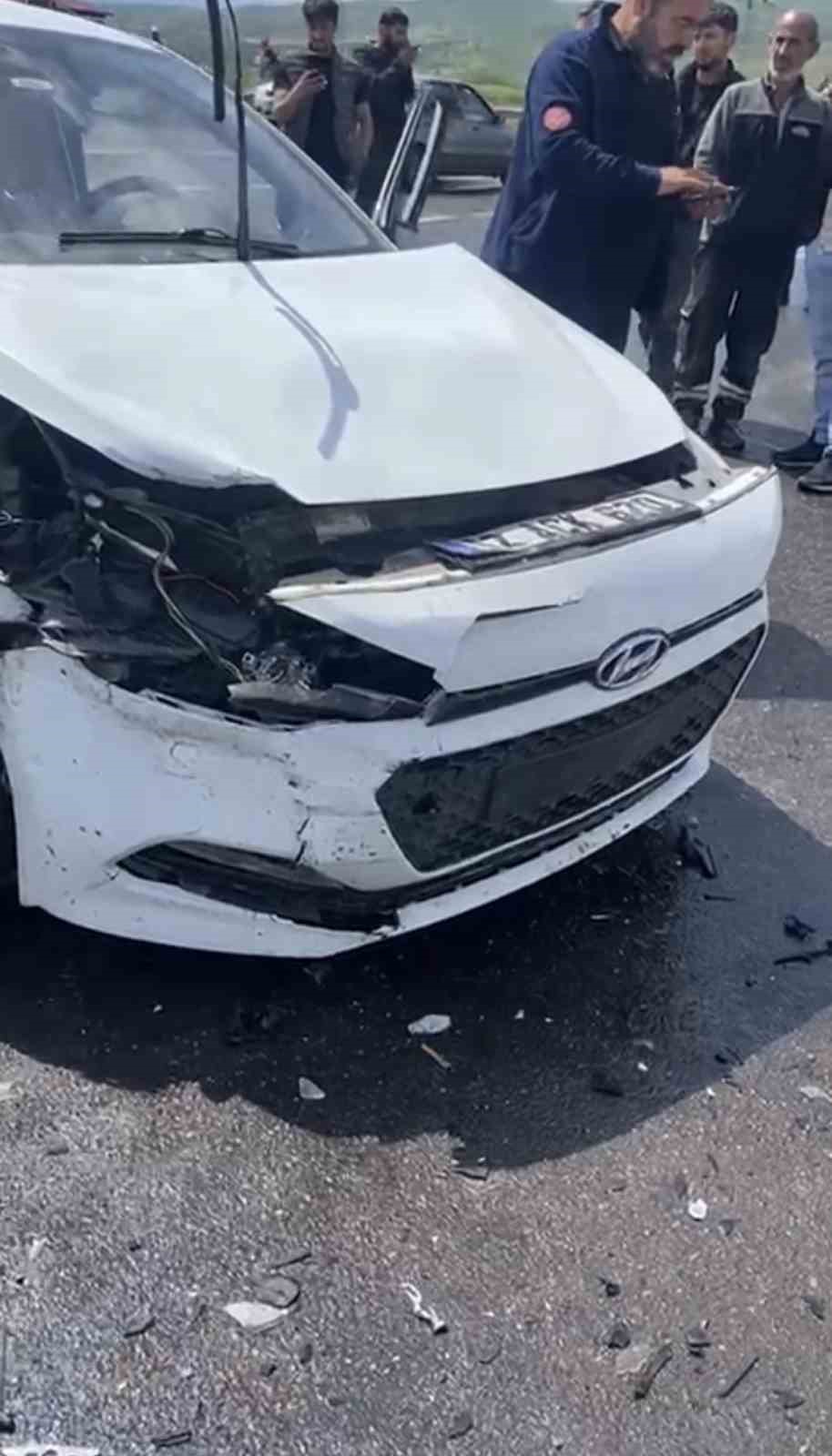 Bing&ouml;l&rsquo;de zincirleme trafik kazası: 1 yaralı