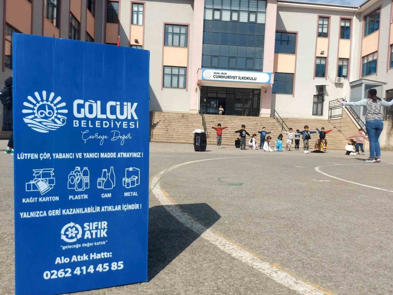 G&ouml;lc&uuml;k&rsquo;te 3 bin 534 ilkokul &ouml;ğrencisine sıfır atık eğitimi verildi