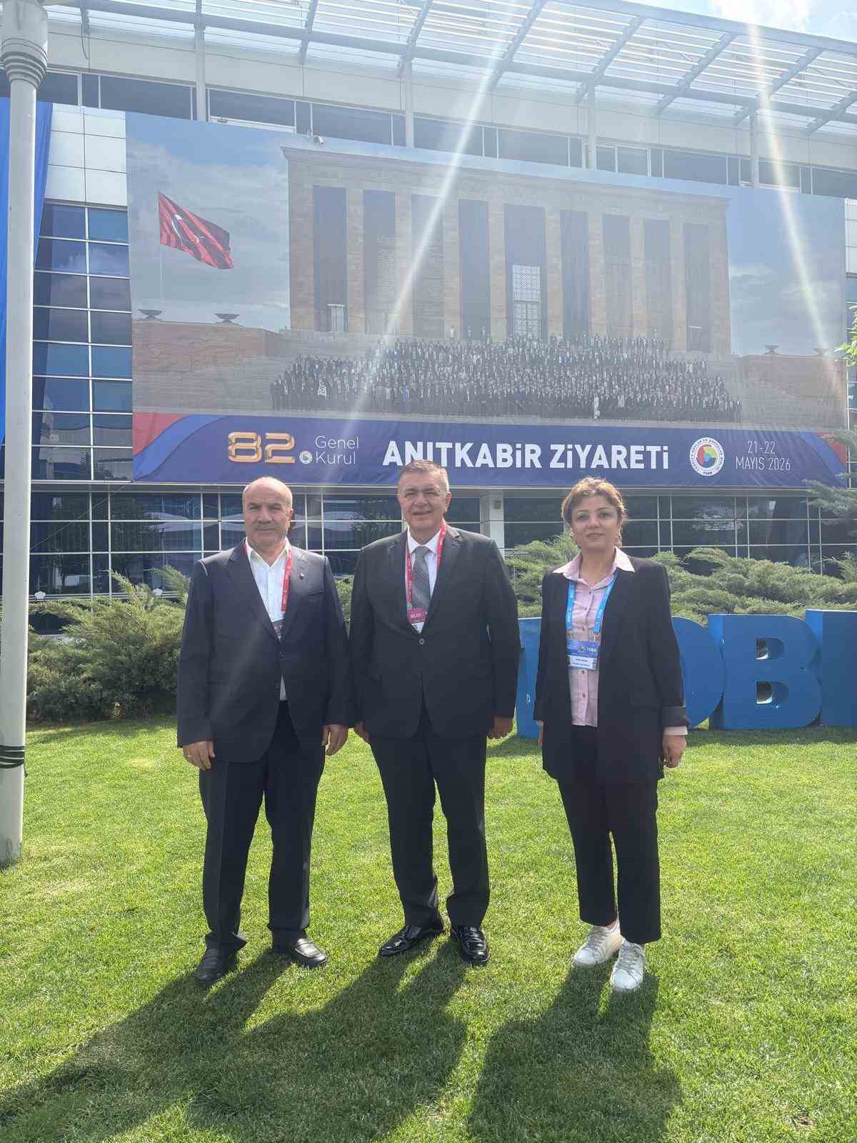 GTB heyeti, TOBB 82&rsquo;inci genel kuruluna katıldı