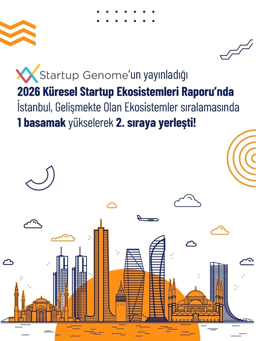 İstanbul "Gelişmekte Olan Ekosistemler" sıralamasında 2&rsquo;nci sıraya y&uuml;kseldi