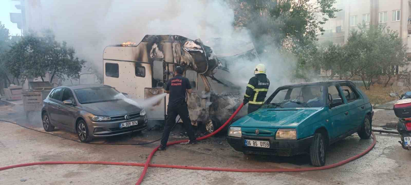 Menteşe&rsquo;de karavan k&uuml;le d&ouml;nd&uuml;