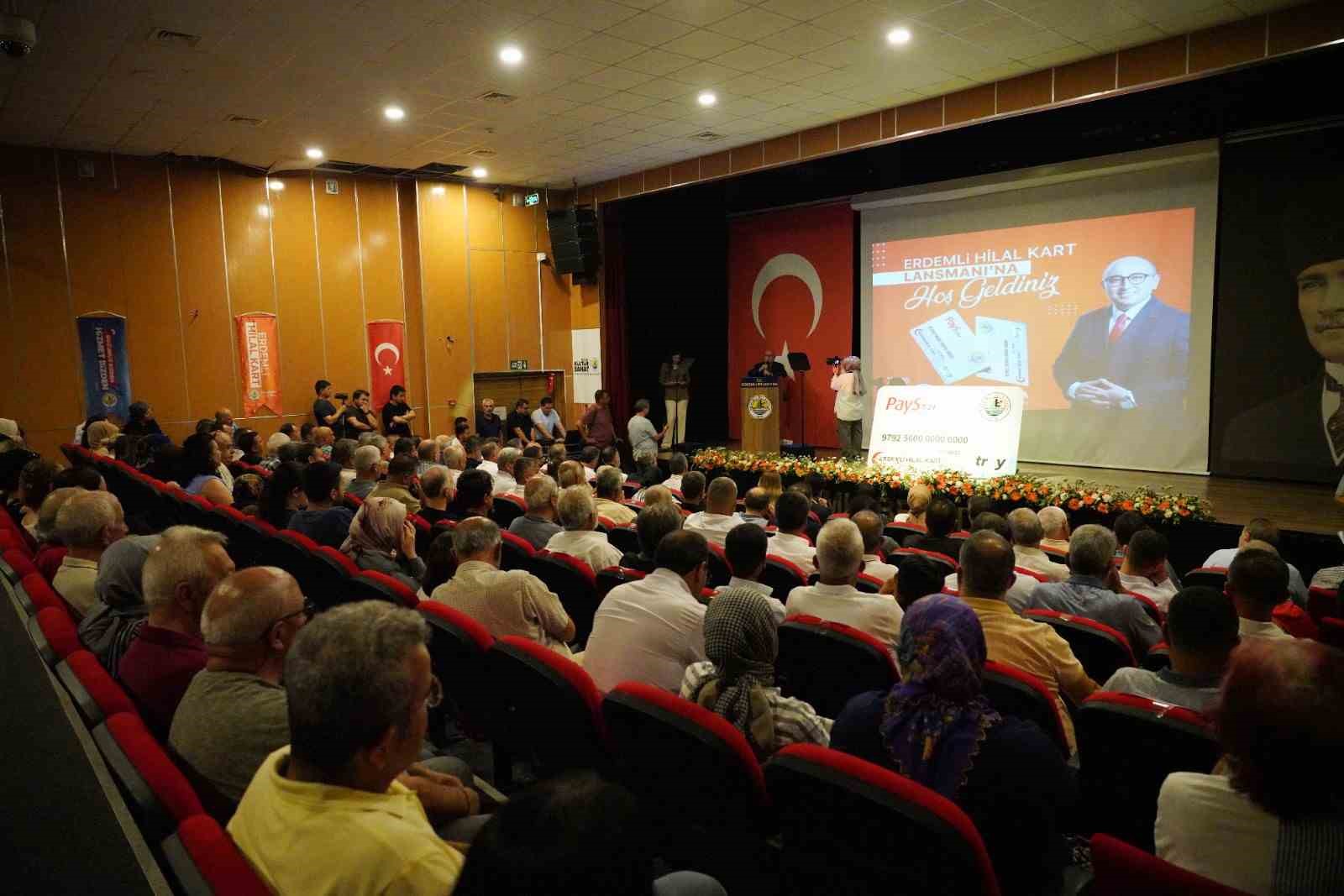 Erdemli Belediyesi Hilal Kart&rsquo;ı hizmete sundu
