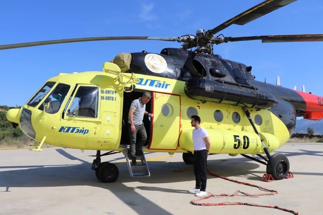 Yatağan&rsquo;da konuşlu yangın s&ouml;nd&uuml;rme helikopteri hizmete başladı
