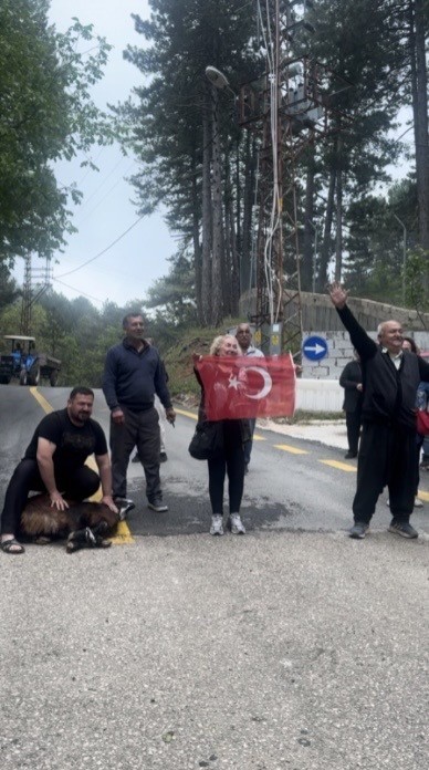 Zorkun Yaylası&rsquo;nda tamamlanan yol t&ouml;renle a&ccedil;ıldı