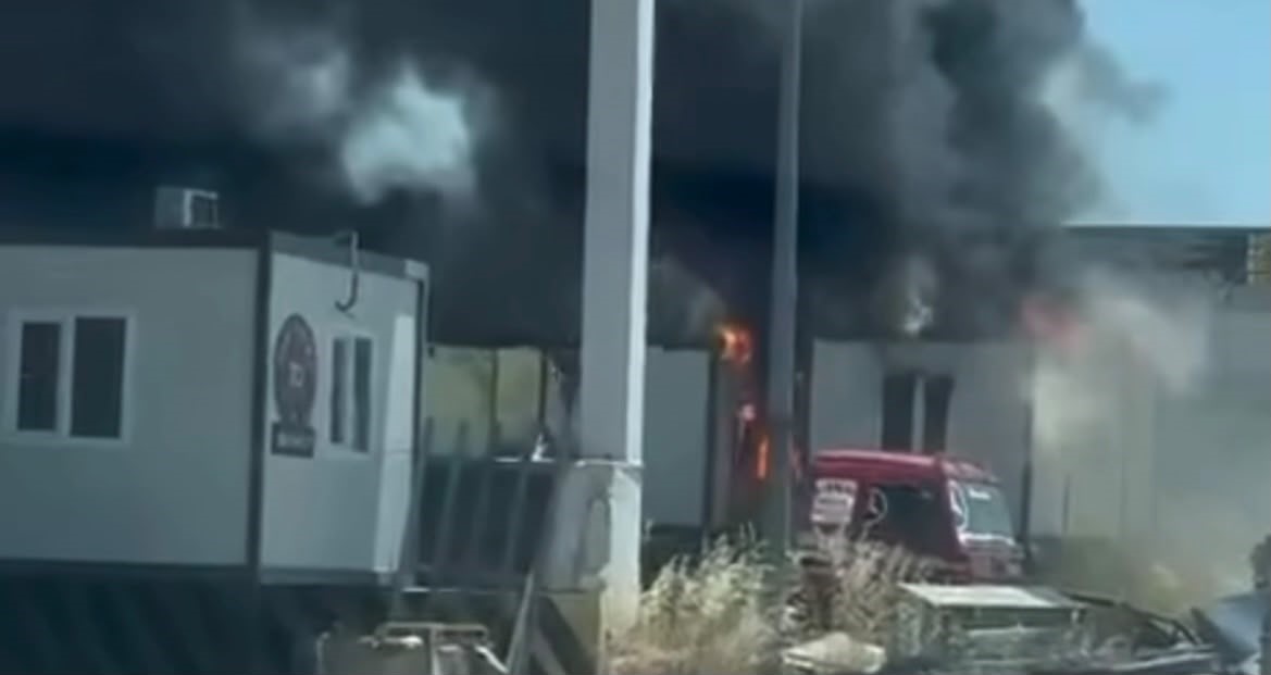 Gaziantep&rsquo;te korkutan iş yeri yangını
