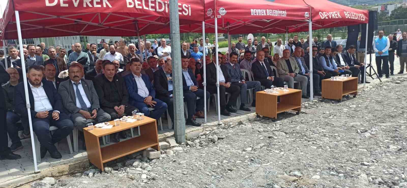 Devrek&rsquo;te temel atma t&ouml;reninde protokol bir araya geldi