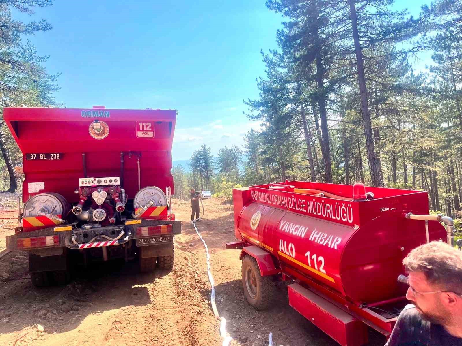 Kastamonu&rsquo;da orman yangını: Alevlere havadan ve karadan m&uuml;dahale edildi