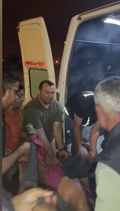 Minib&uuml;s&uuml;n &ccedil;arptığı başıboş at "Haybulans" ile tedaviye alındı