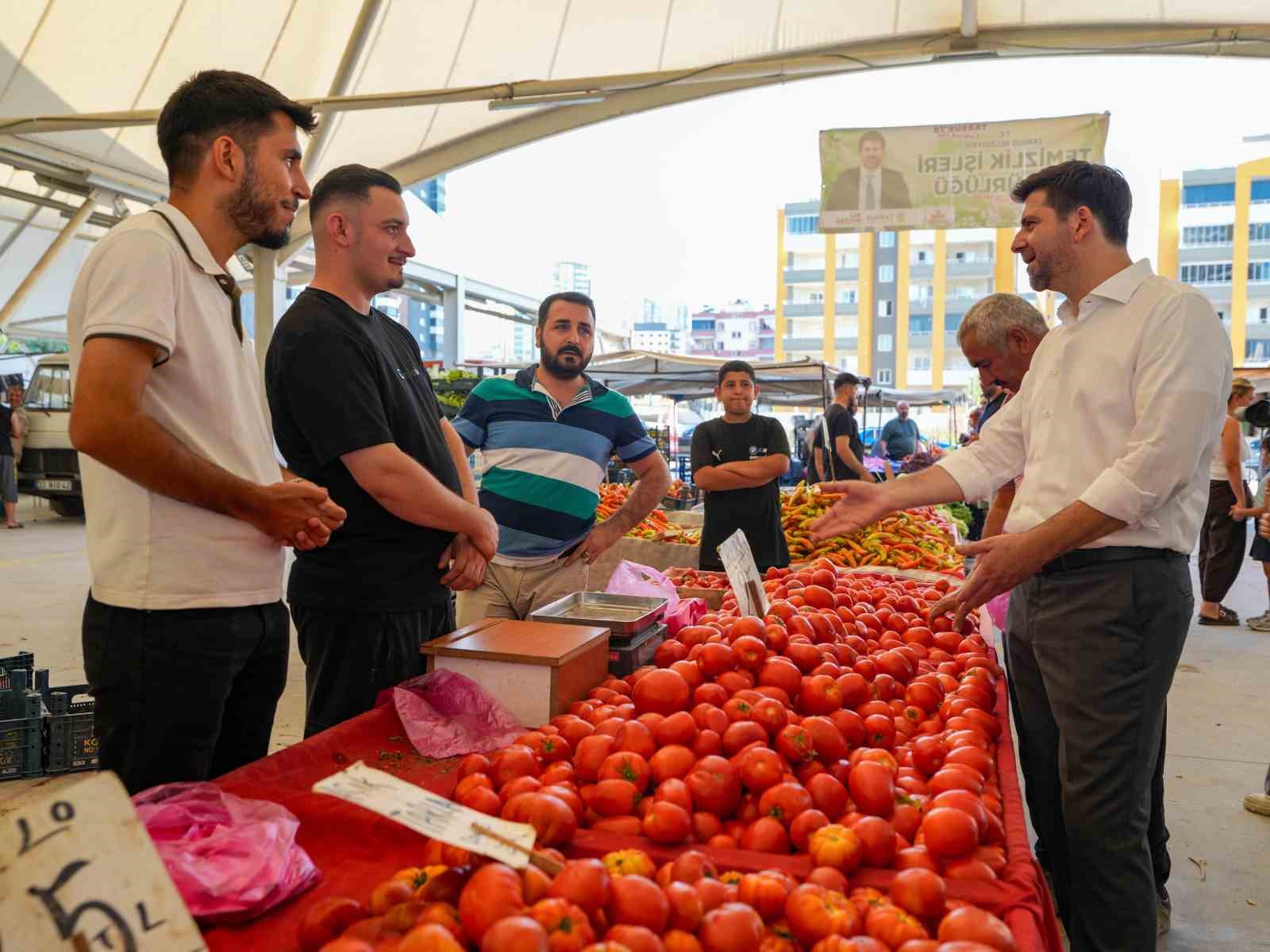 Tarsus&rsquo;ta 4 yıldır atıl kalan semt pazarı yeniden hizmete a&ccedil;ıldı
