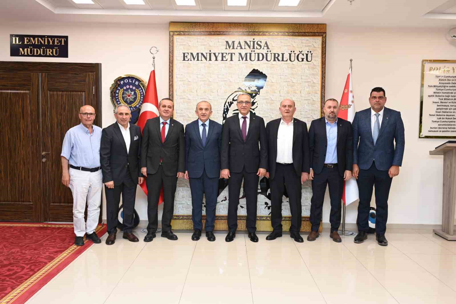 Başkan Yılmaz, İl Emniyet M&uuml;d&uuml;r&uuml; Karayel ile fikir alışverişinde bulundu