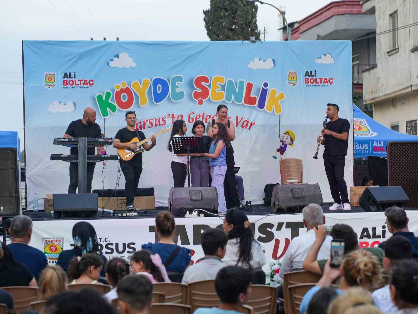 Tarsus&rsquo;ta &ccedil;ocuklar k&ouml;y şenliğinde buluştu