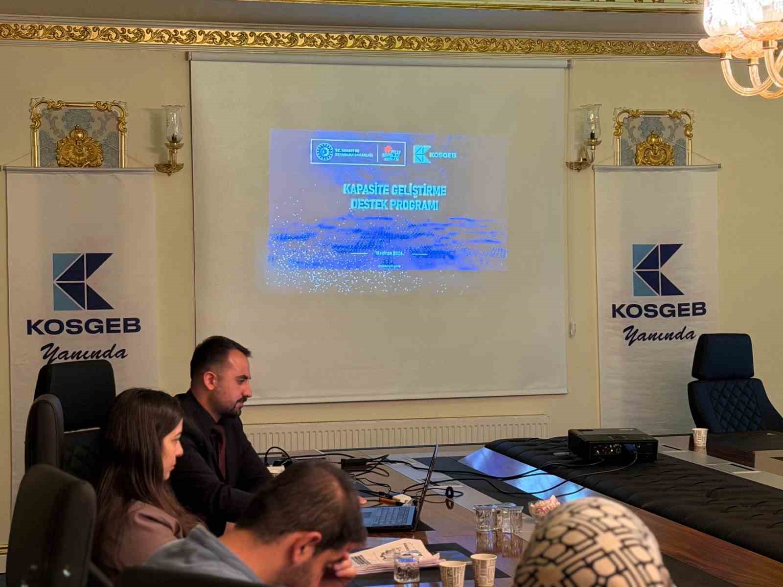 KOSGEB destek programları Ağrı&rsquo;da tanıtıldı