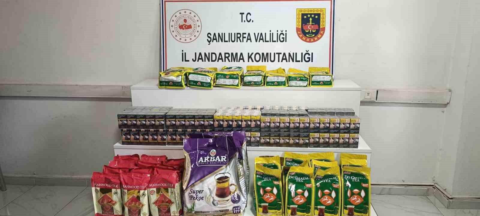 Şanlıurfa&rsquo;da ka&ccedil;ak t&uuml;t&uuml;n ve sigara operasyonu: 20 ş&uuml;pheliye işlem