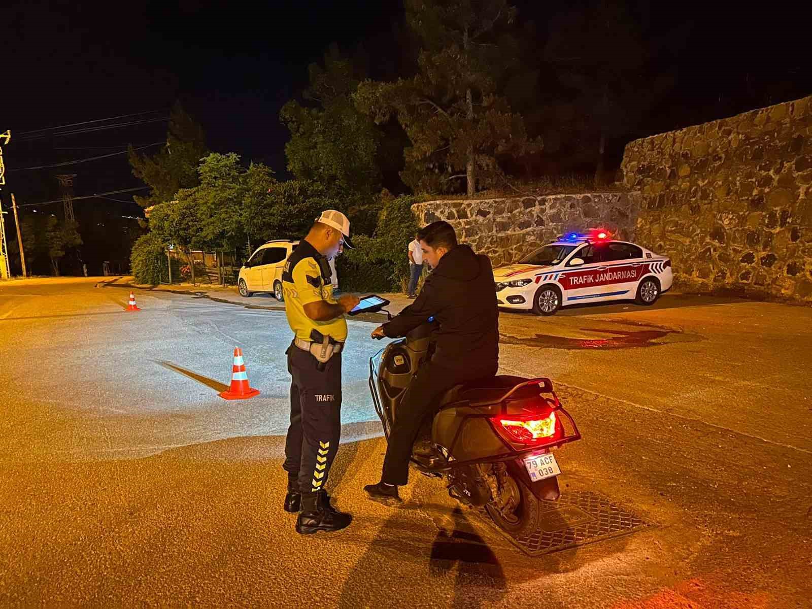Kilis&rsquo;te alkol ve motosiklet denetimi