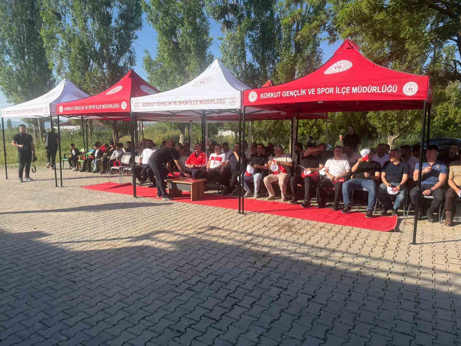 Korkut&rsquo;ta milli heyecan dev ekrana taşındı