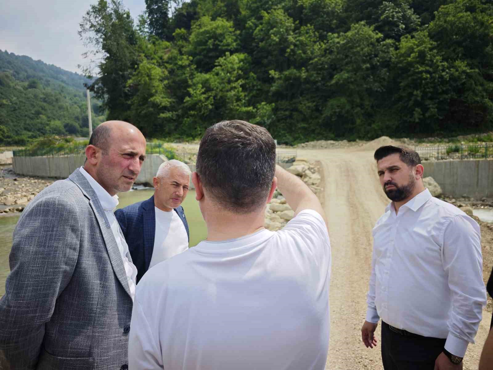 Şifalı Su mevkiinde g&uuml;venlik i&ccedil;in &ccedil;alışma başlıyor