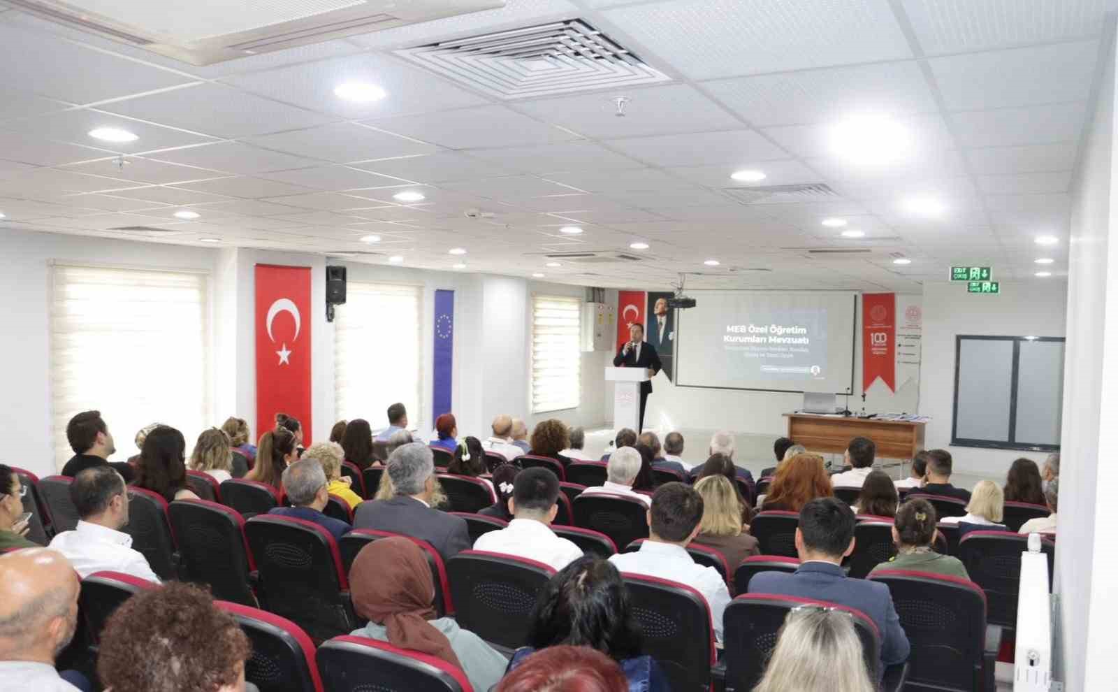 &Ouml;zel &ouml;ğretim kurumları m&uuml;d&uuml;rleri toplantısı ger&ccedil;ekleştirildi