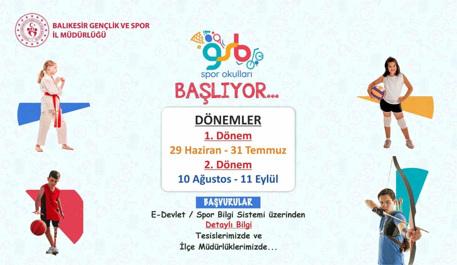 Balıkesir&rsquo;de Spor okulları i&ccedil;in geri sayım başladı