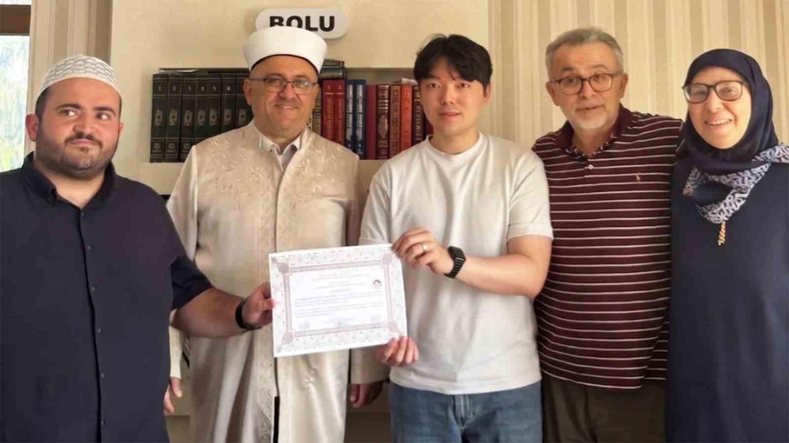 G&uuml;ney Koreli gen&ccedil; Bolu&rsquo;da M&uuml;sl&uuml;man oldu