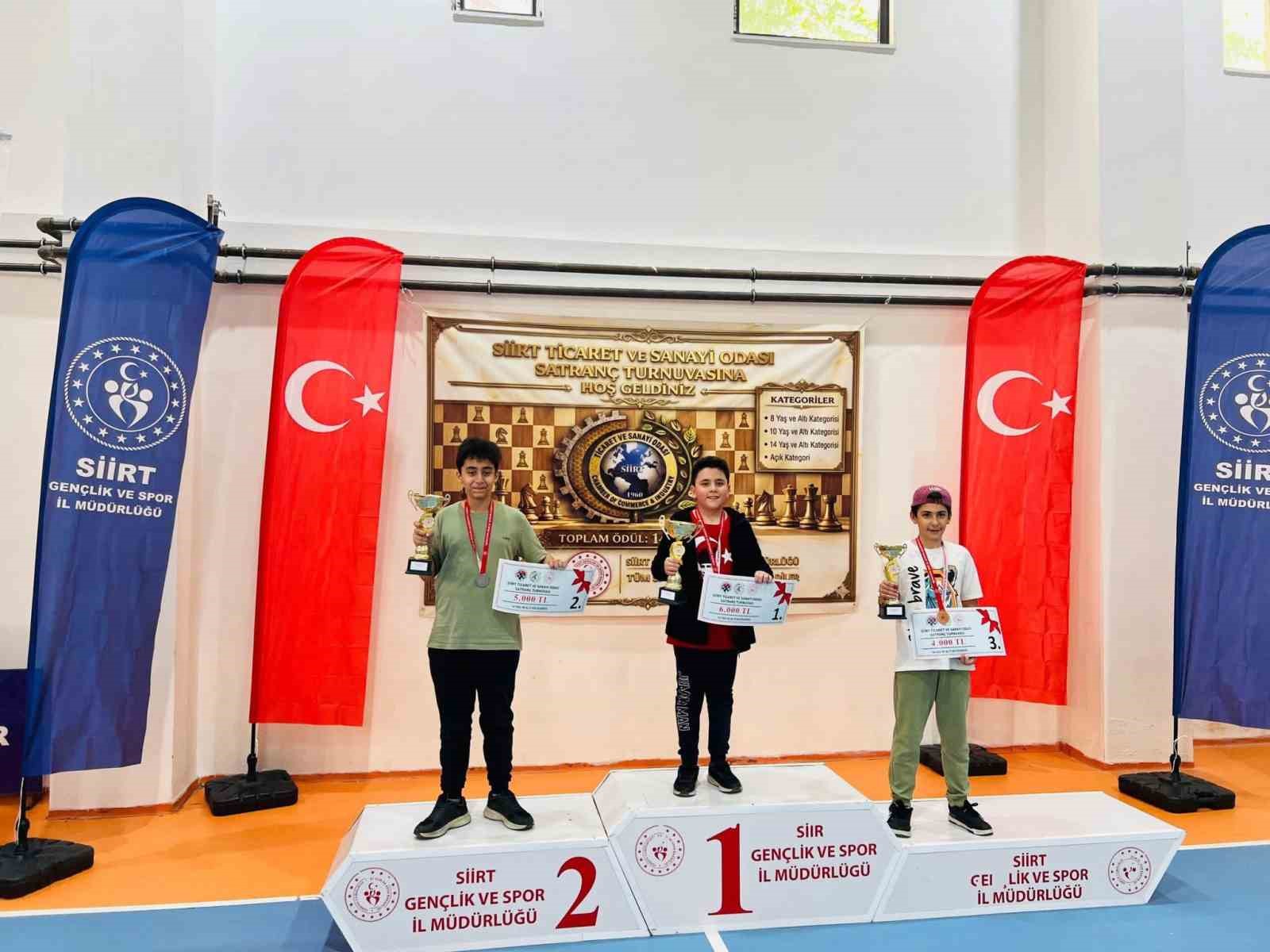 Siirt TSO Satran&ccedil; Turnuvası tamamlandı