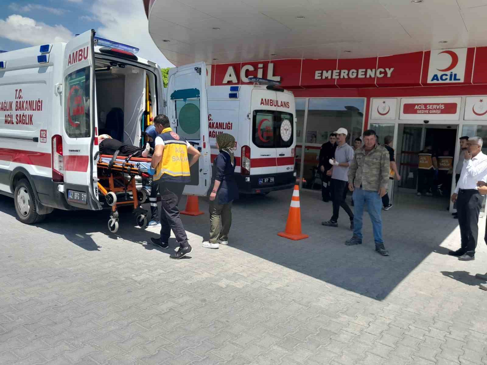 Konya&rsquo;da otomobil takla attı: 4 yaralı