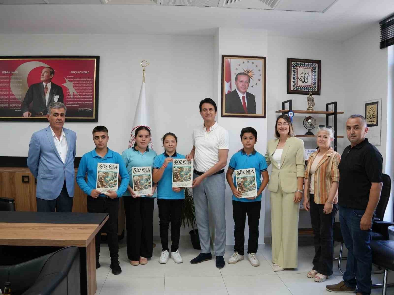K&ouml;yceğiz Ortaokulu &lsquo;Dijital Dergi&rsquo; &uuml;&ccedil;&uuml;nc&uuml;s&uuml; oldu