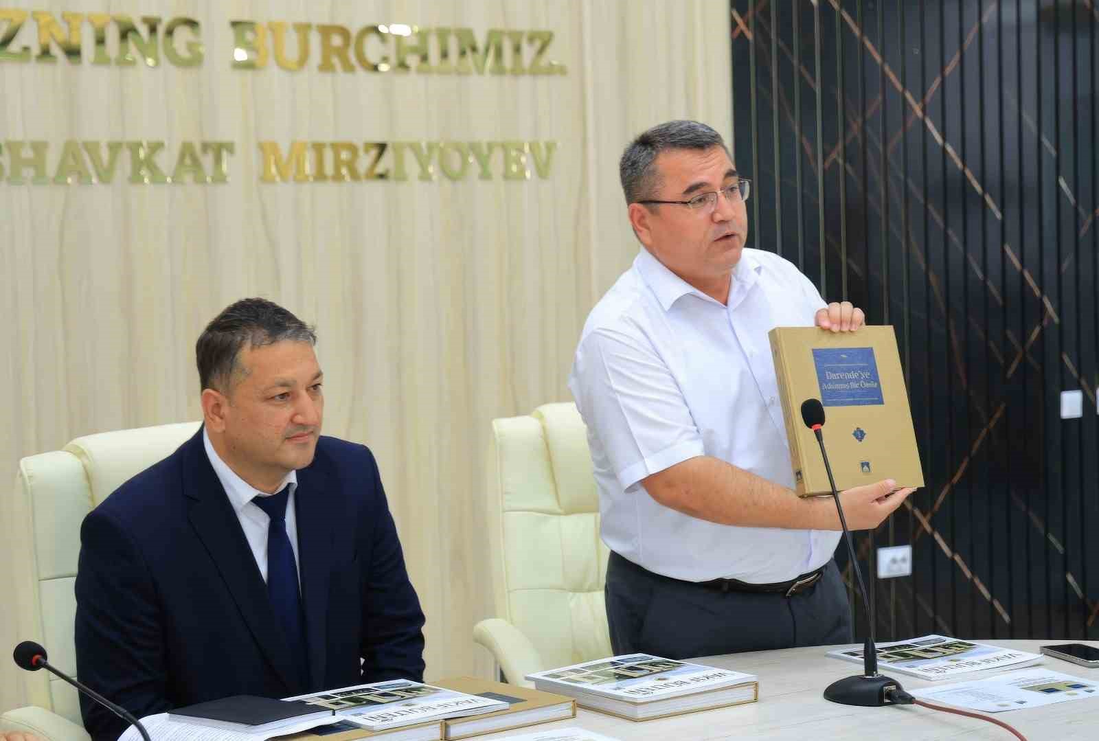 Darende&rsquo;nin manevi ve k&uuml;lt&uuml;rel mirasını anlatan eser &Ouml;zbekistan&rsquo;da tanıtıldı