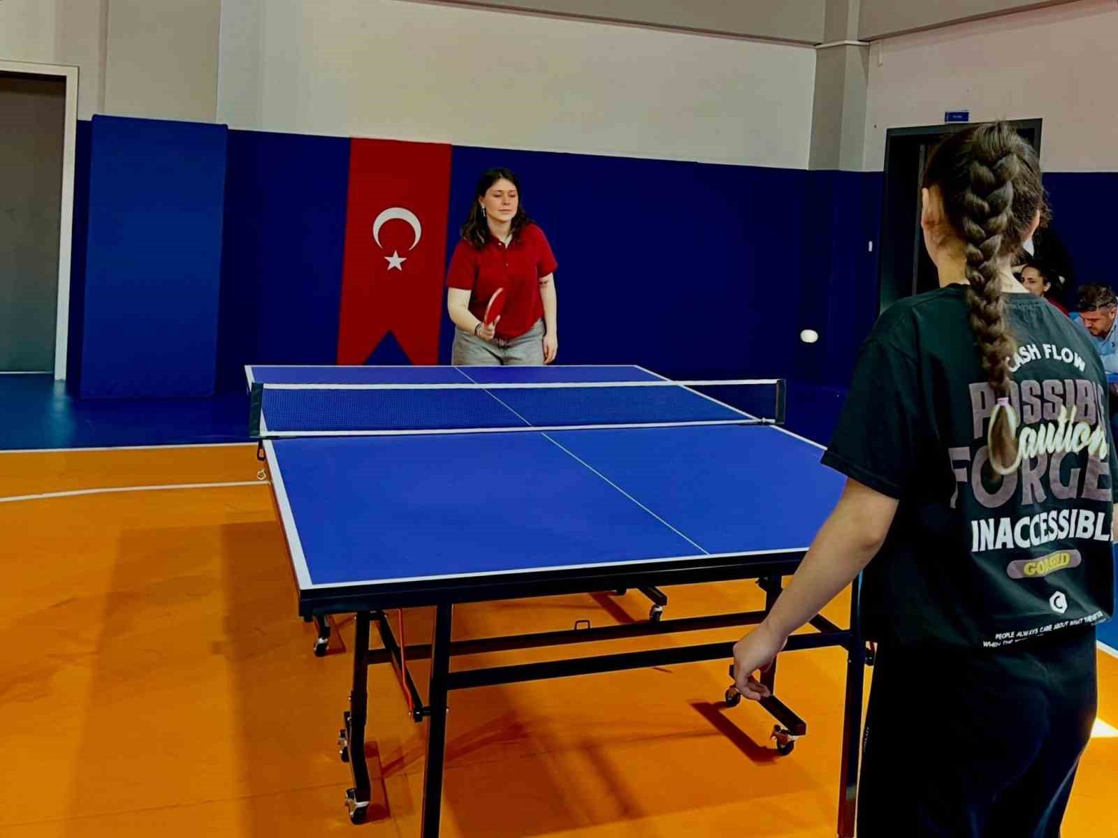 Bilecik&rsquo;te Liseler Arası Masa Tenisi M&uuml;sabakaları tamamlandı