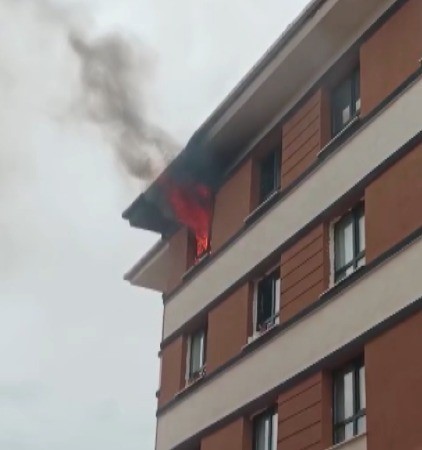 Kahramanmaraş&rsquo;ta ikamet yangını