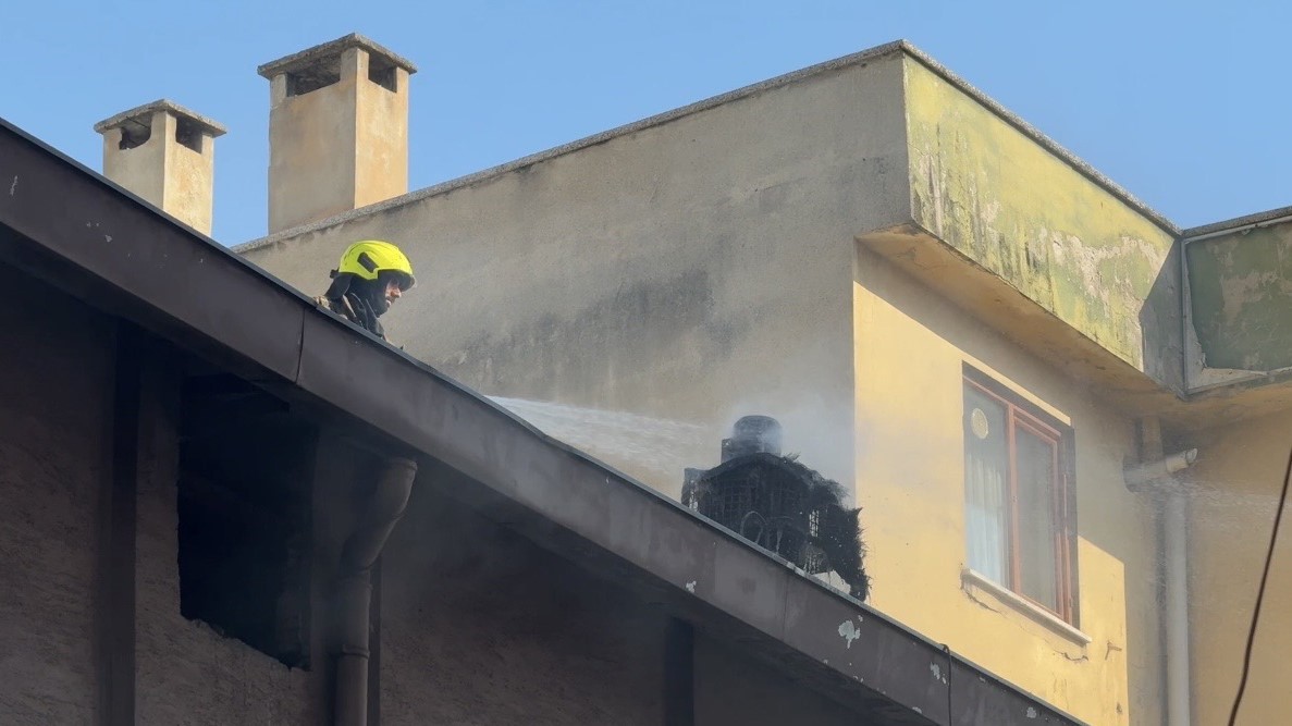 Bursa&rsquo;da baca yangını paniği