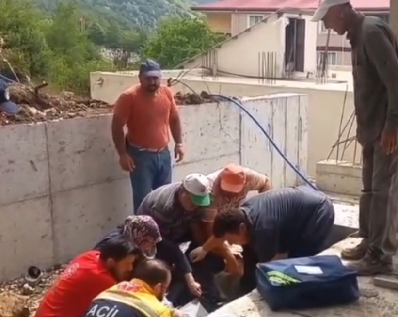 Kahramanmaraş’ta inşaattan düşen işçi ağır yaralandı
