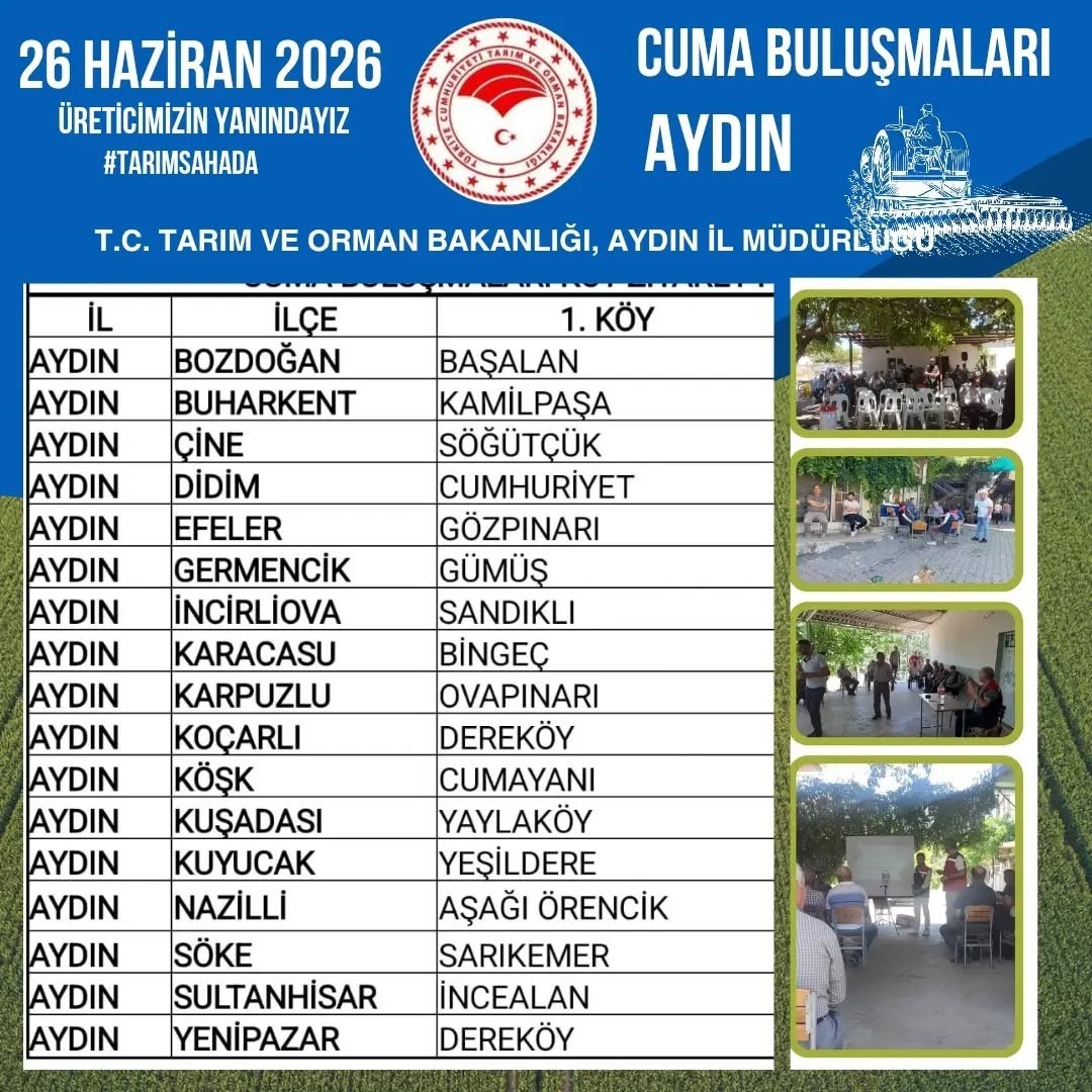 Aydın&rsquo;da &uuml;reticiler bilgilendirilecek