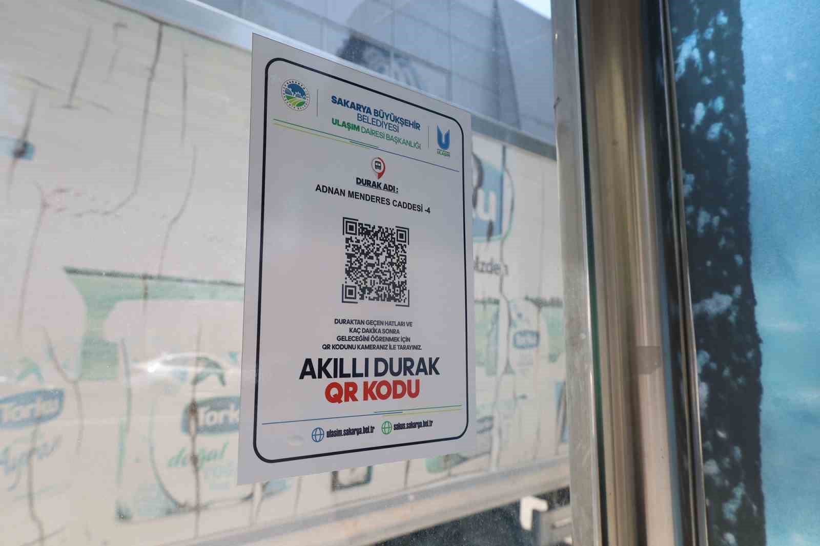 Büyükşehir QR Akıllı Durak Sistemini hayata geçiriyor