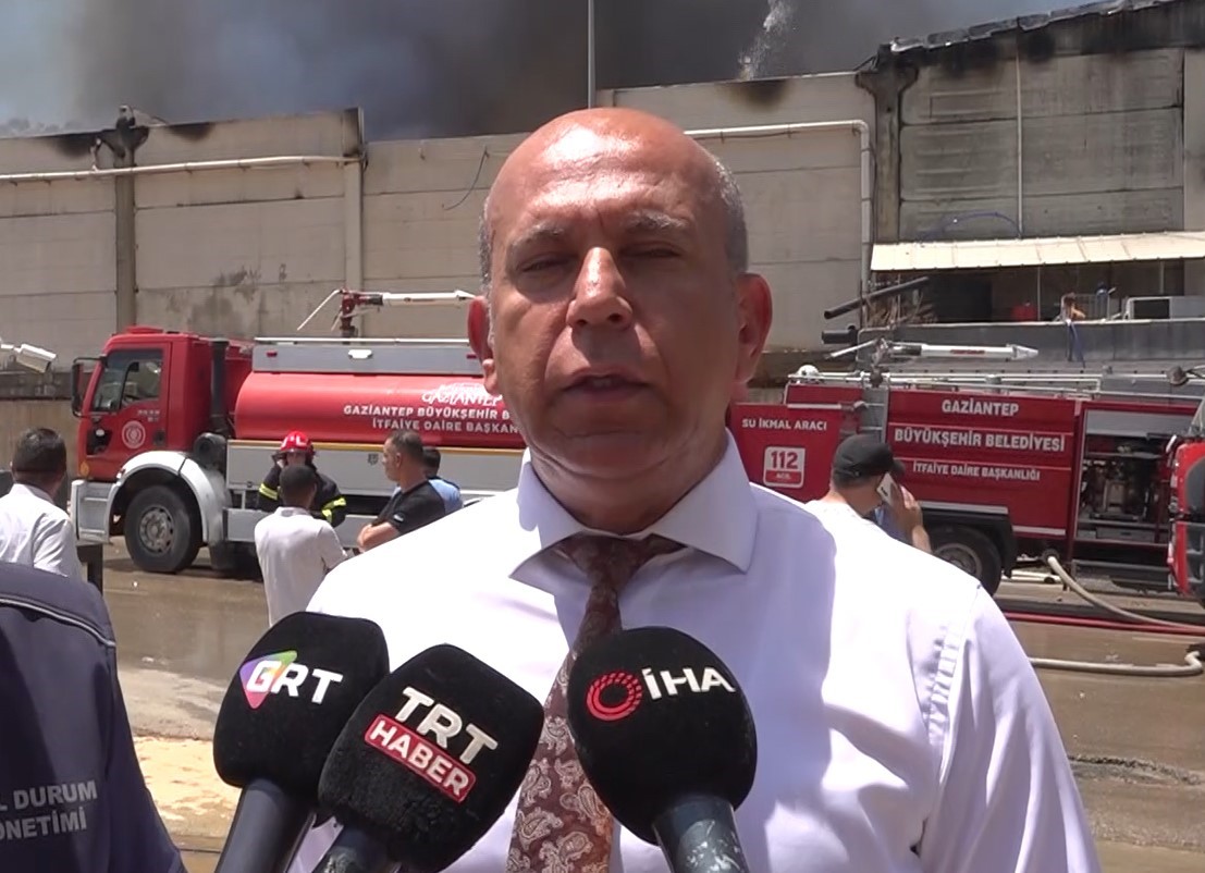 Gaziantep’te fabrika yangını kontrol altına alındı