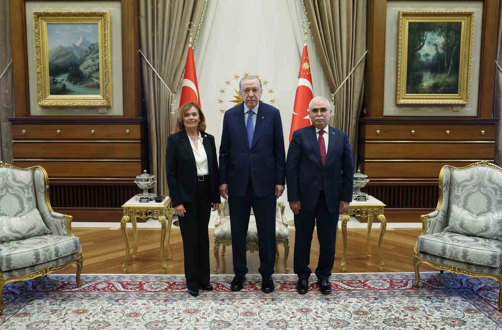 Cumhurbaşkanı Erdoğan, İspanya Anayasa Mahkemesi Başkanvekili Huertas&rsquo;ı kabul etti