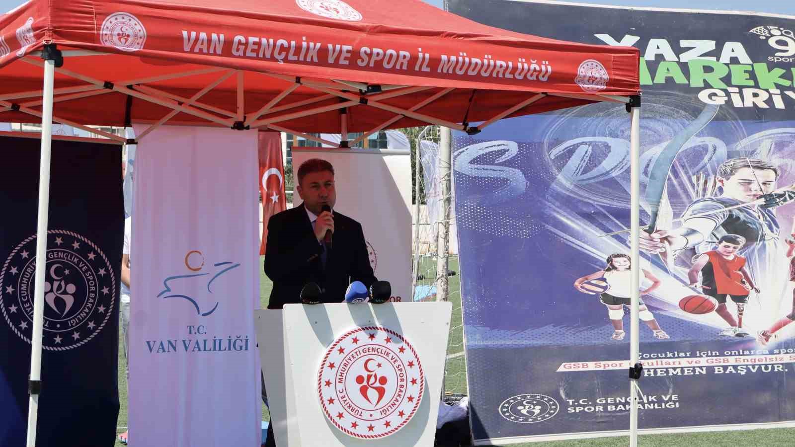 Van&rsquo;da GSB Spor Okulları ve Engelsiz Spor Okulları kapılarını a&ccedil;tı