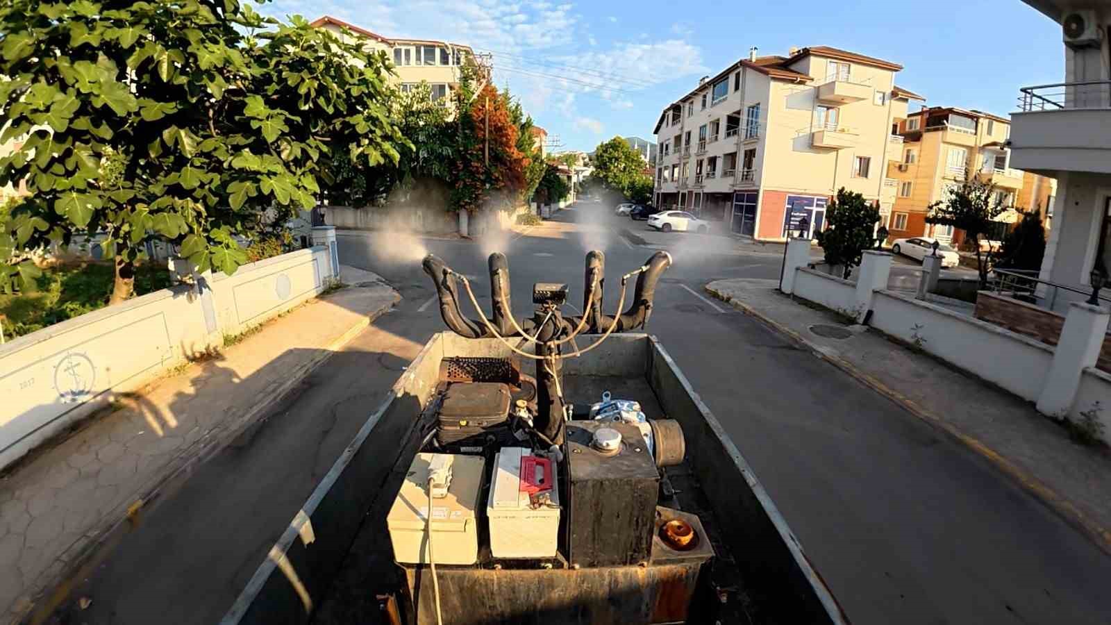 Başiskele&rsquo;de sinek ve haşerelere karşı ila&ccedil;lama &ccedil;alışmaları s&uuml;r&uuml;yor