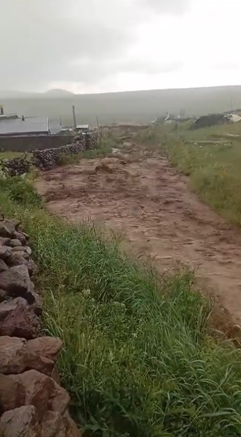 Meteoroloji uyarmıştı: Kağızman&rsquo;da sel
