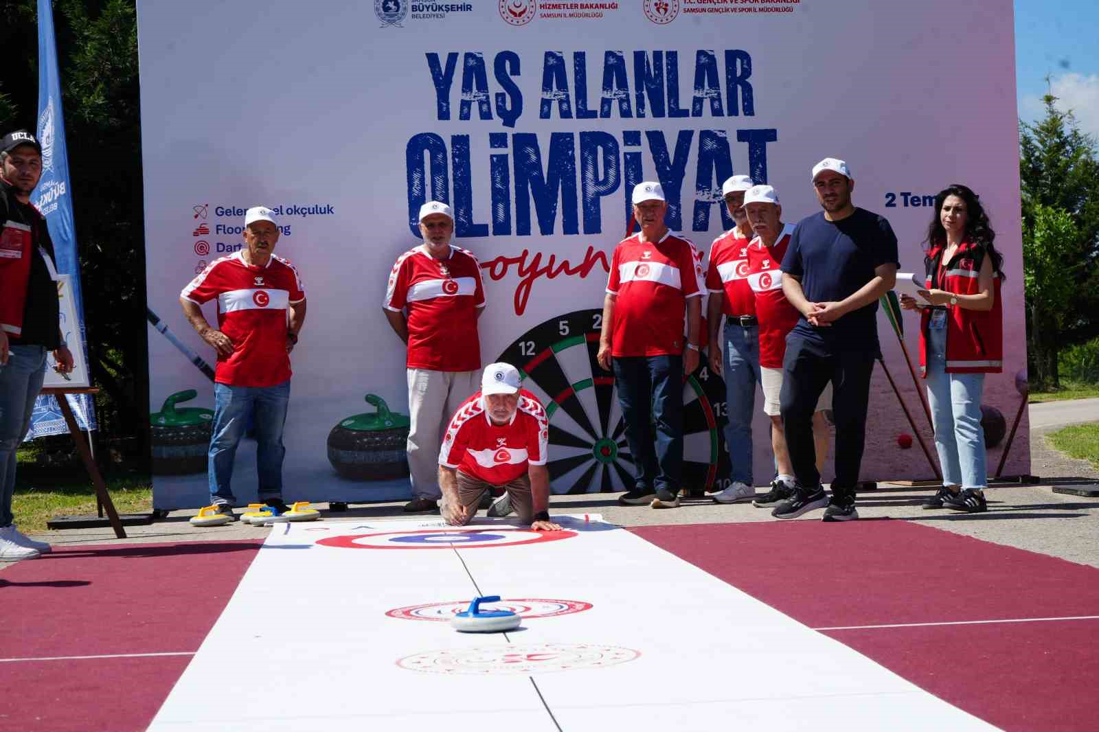 Yaşlı Olimpiyatları heyecana sahne oldu
